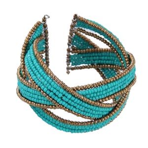Bohemian Bangle Turquoise Wrap Bracelet Western